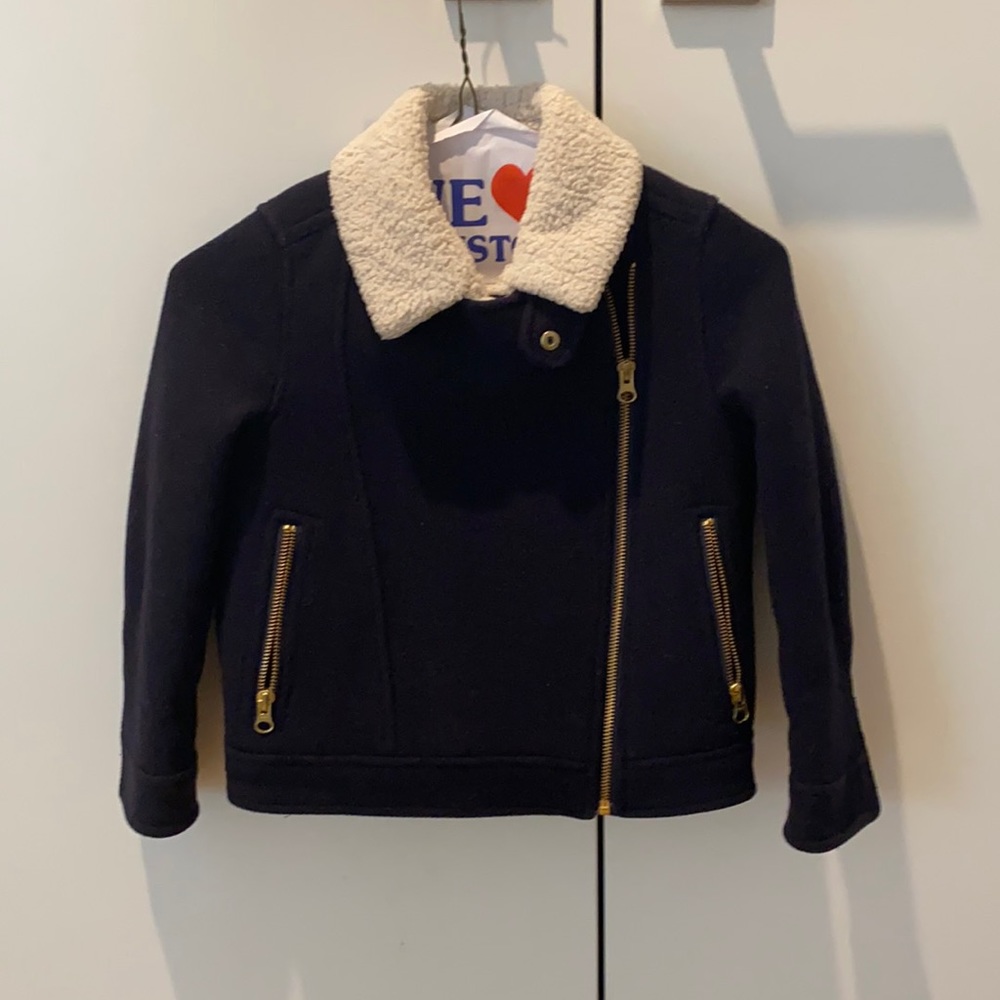 CrewCut Wool Blend  Moto Jacket